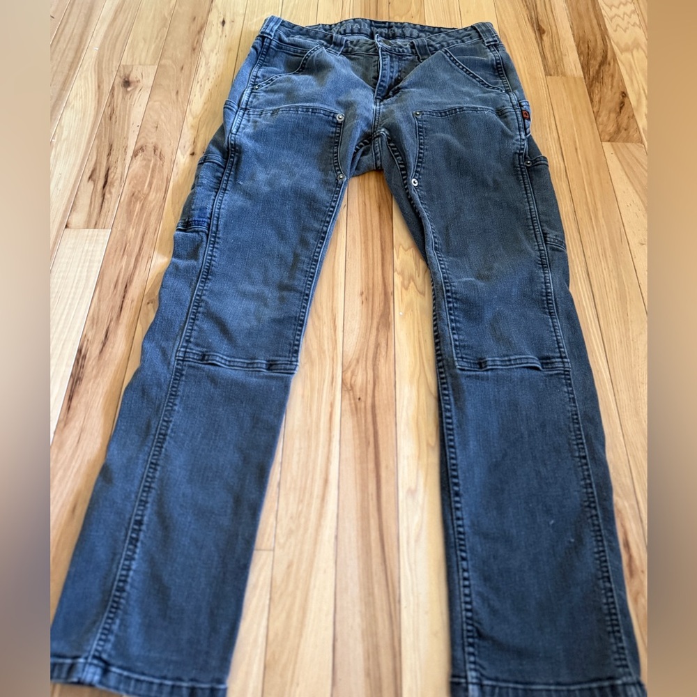 Women's Straight Leg Jeans - Gray